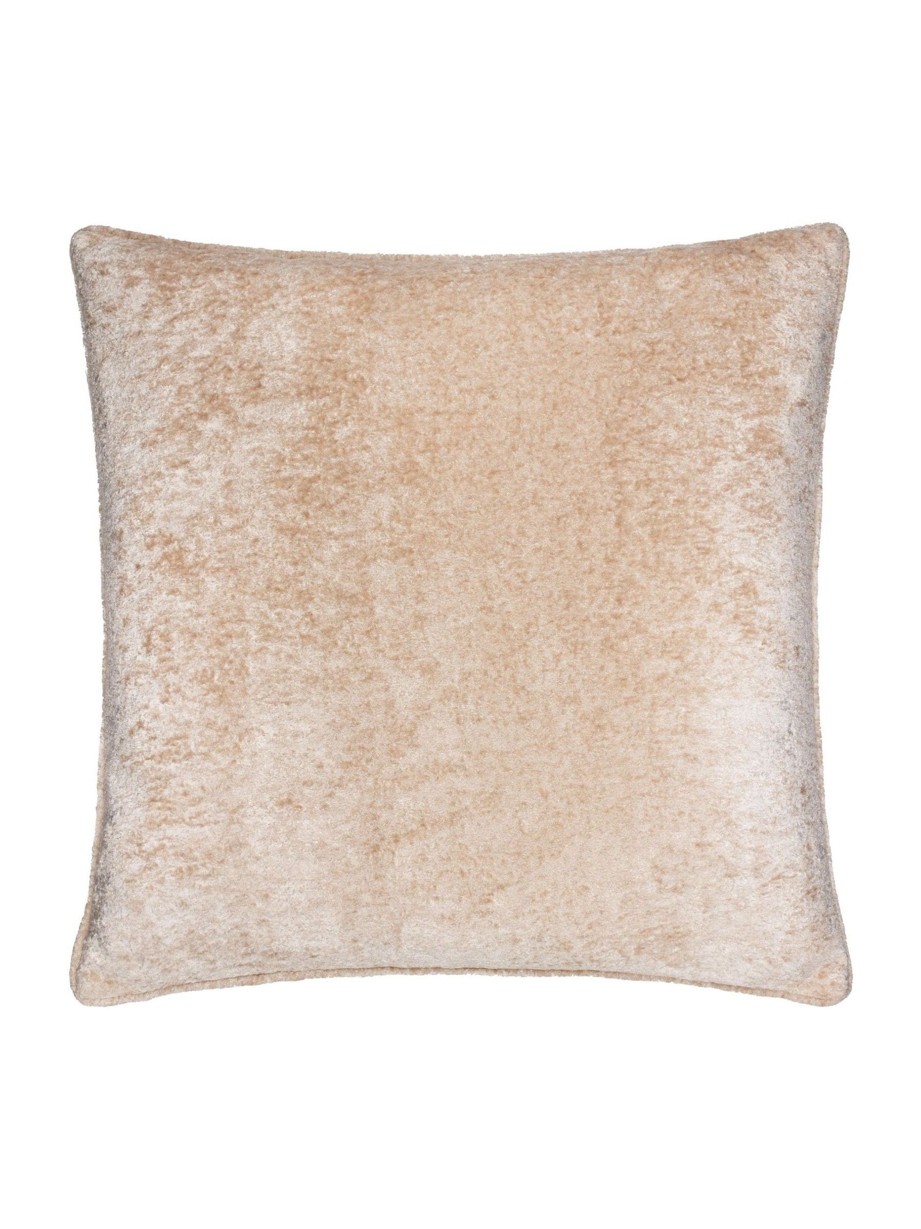 Paoletti velvet cushion Oyster 50 cm, UK version