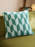 Furn Pink Pop Olsen Geometric Feather Filled Cushion 45x45 cm