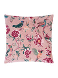 Wylder Blushed Rose Aviary cotton velvet cushion 50x50 cm - British product