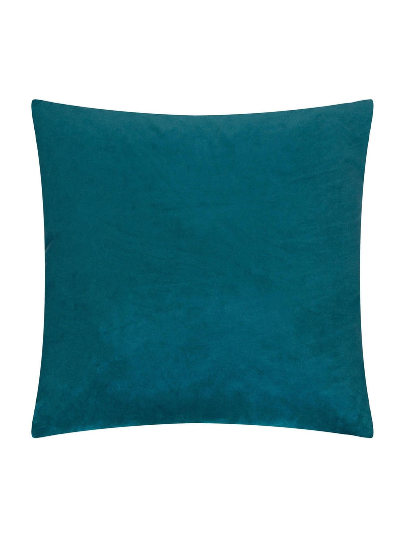 Furn multicoloured Metro Blocks velvet jacquard cushion 45x45 (British brand)