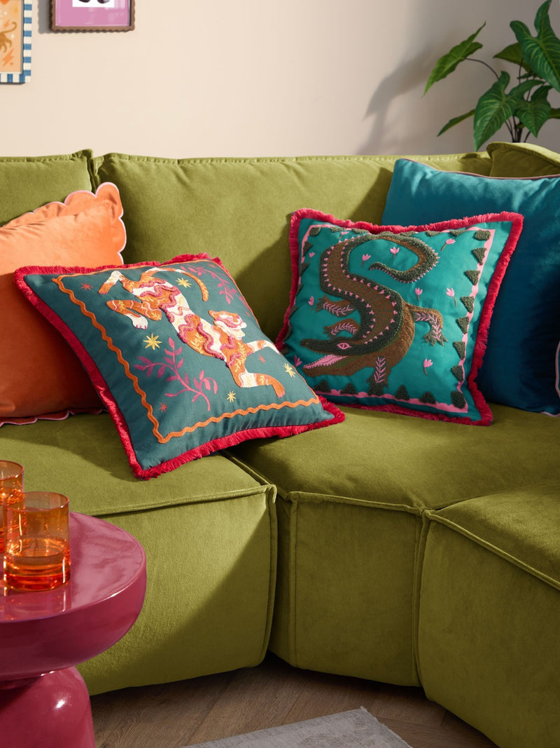 Furn Tigeress cushion 45x45 cm, imported from the UK