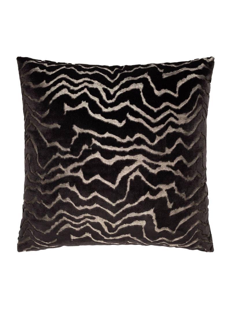 Paoletti Jet Tierra cut velvet cushion 50x50cm - British product
