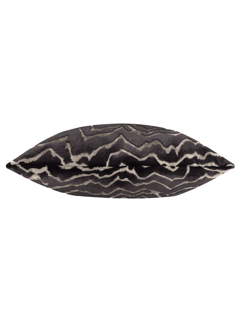 Paoletti Jet Tierra cut velvet cushion 50x50cm - British product