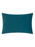 Furn Green Metro Diamond velvet feather filled cushion 30x50, UK version