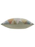 Furn Green Metro Harlequin cushion 50cm, imported from the UK