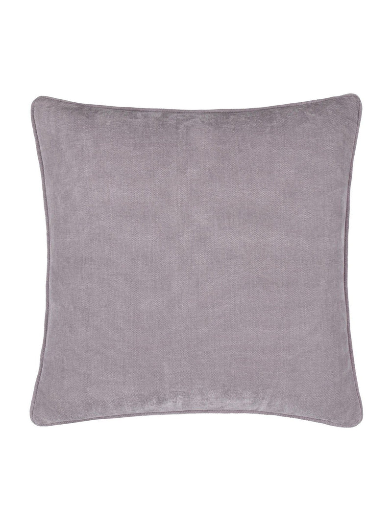 Yard mauve heavy chenille cushion 50x50, imported from the UK