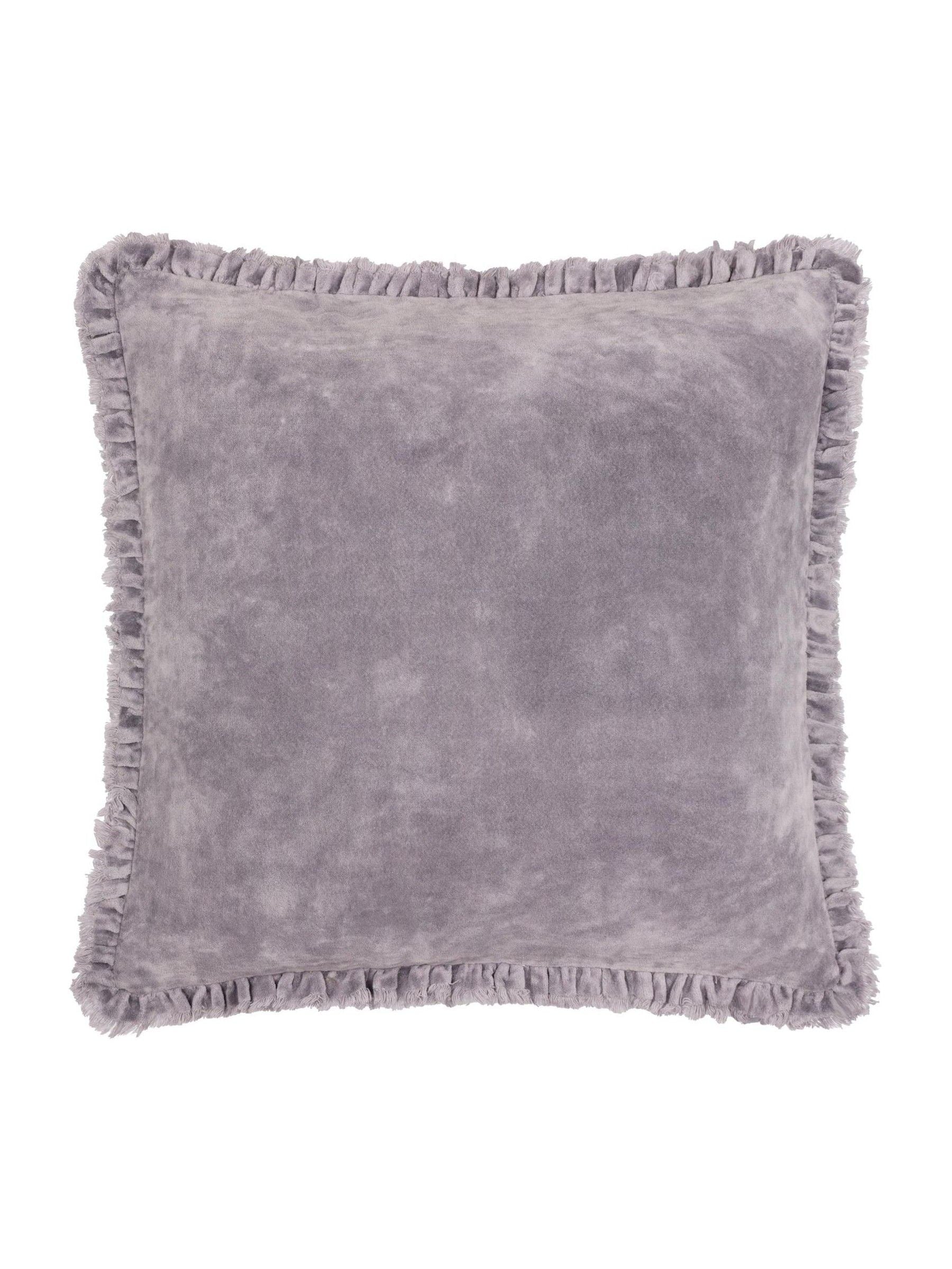 Yard Bertie cotton velvet feather filled cushion 45x45, UK version