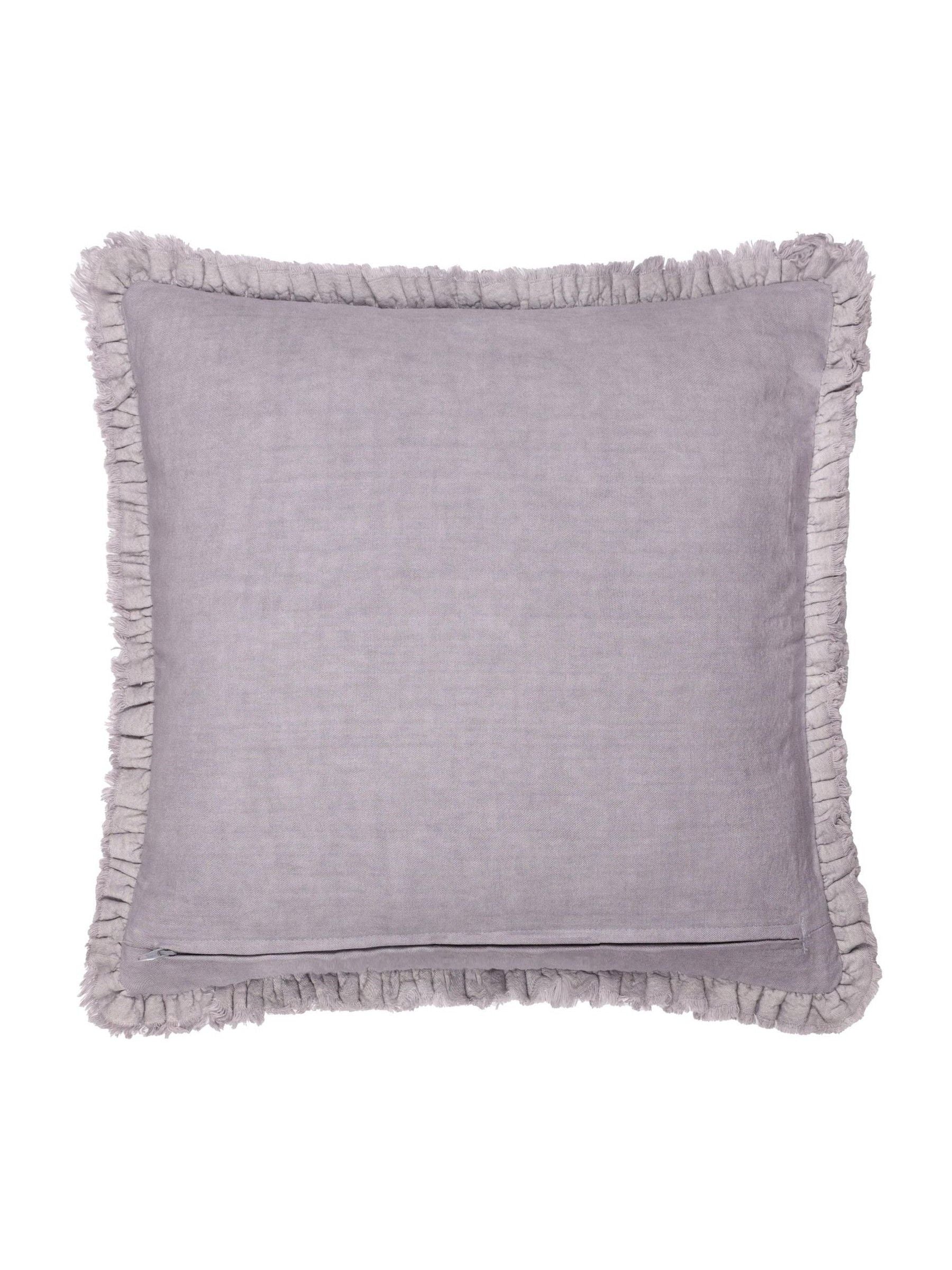Yard Bertie cotton velvet feather filled cushion 45x45, UK version