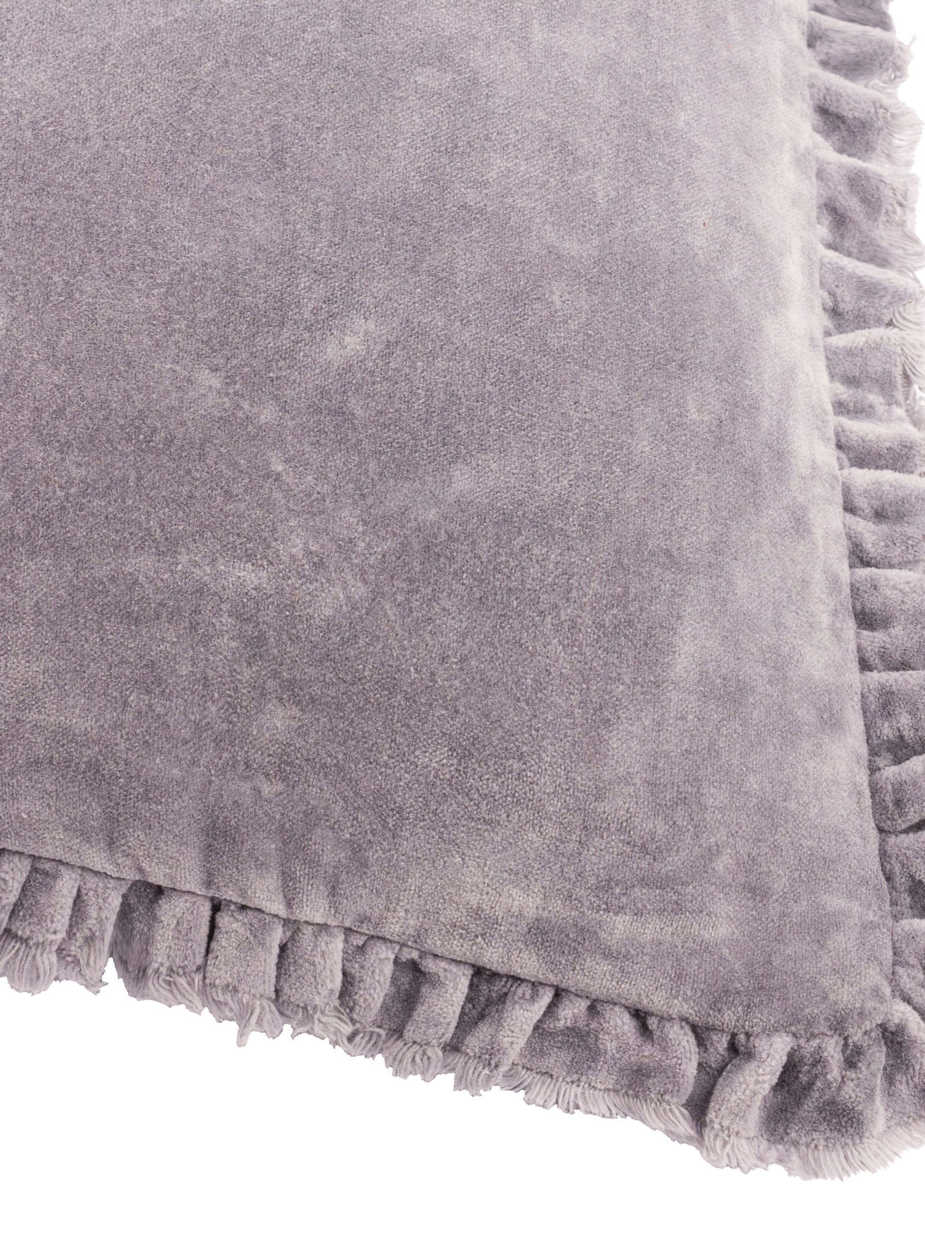 Yard Bertie cotton velvet feather filled cushion 45x45, UK version