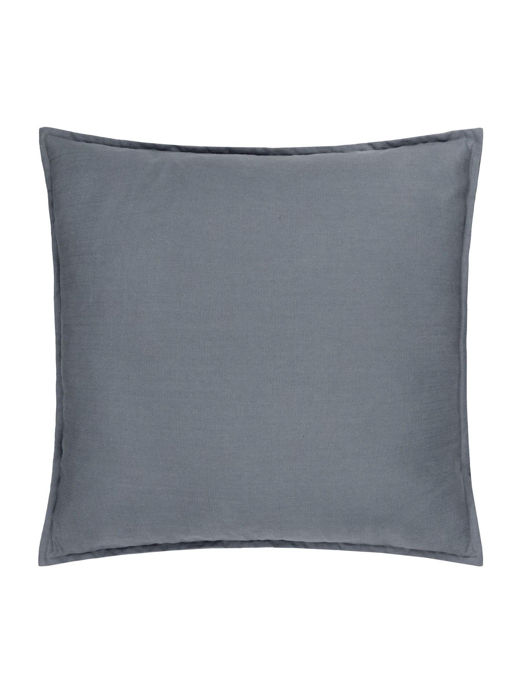 Yard denim slub cotton cushion 50x50cm - British product