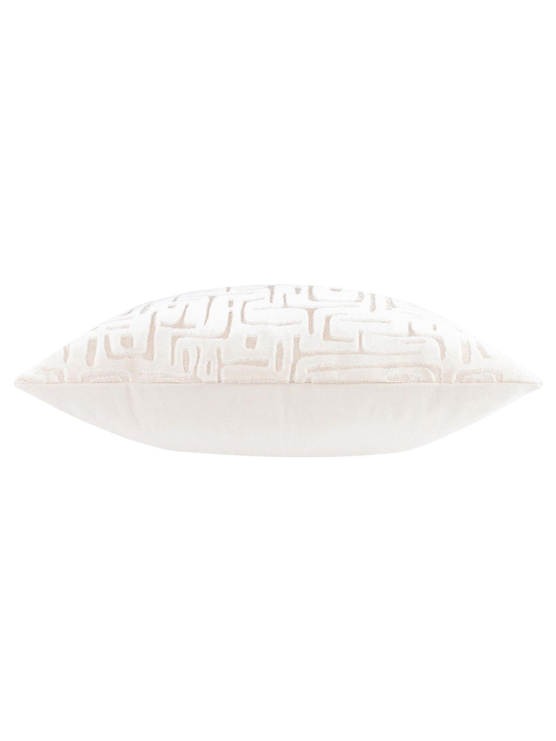 HÖEM Chalk Soren cut velvet cushion 45x45, imported from the UK