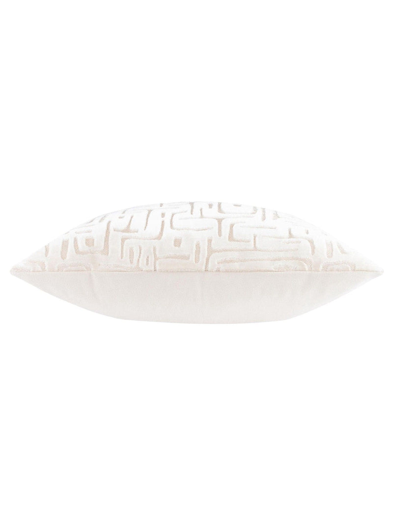 HÖEM Chalk Soren cut velvet cushion 45x45, imported from the UK
