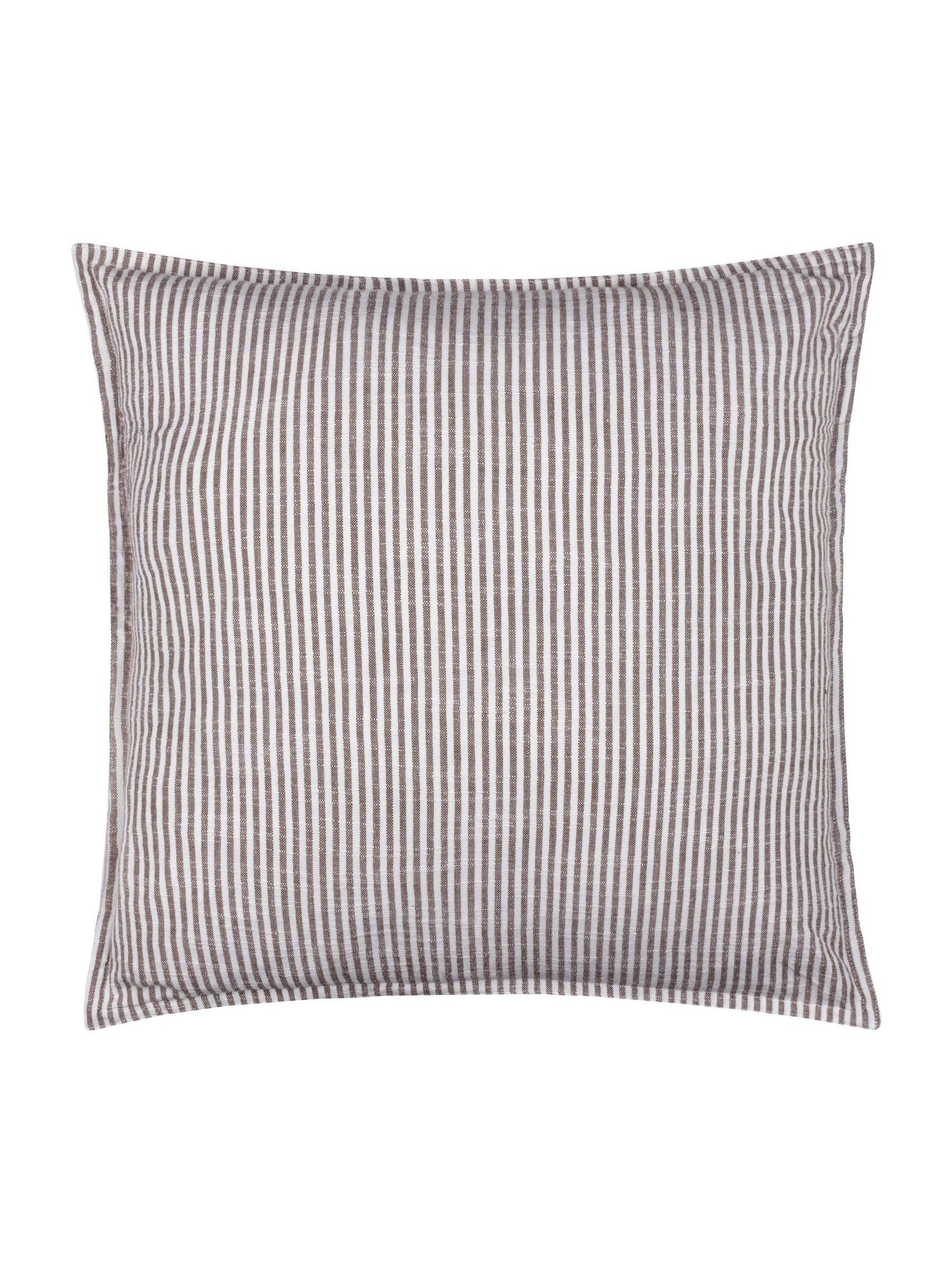 Yard Truro striped cotton cushion 45x45cm (British brand)