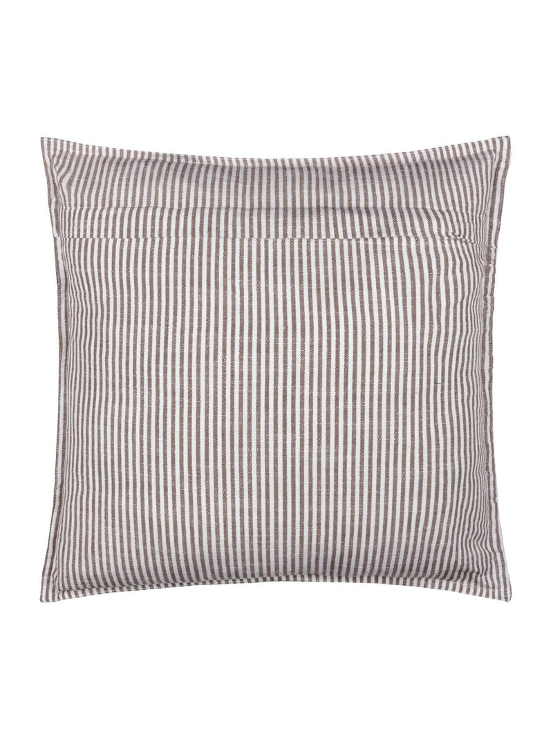Yard Truro striped cotton cushion 45x45cm (British brand)