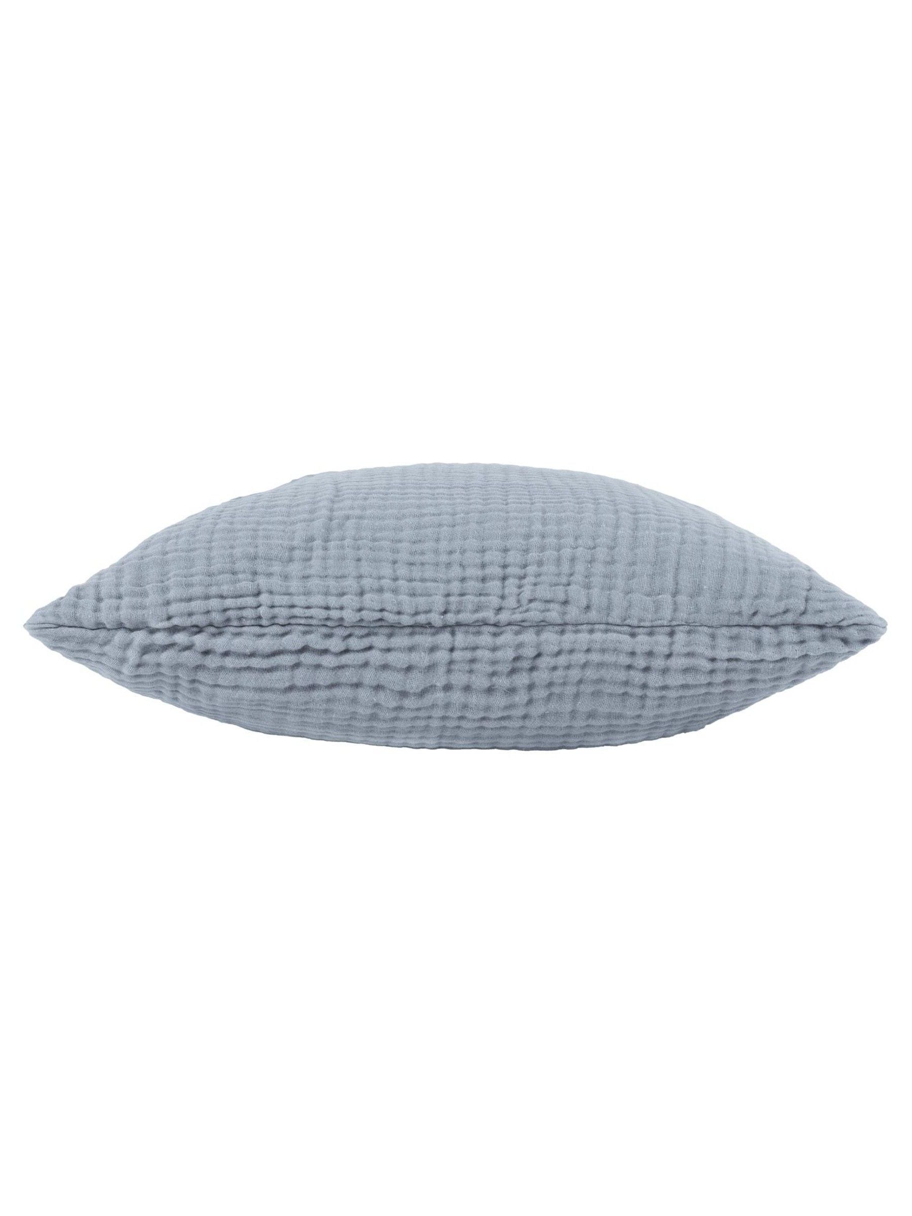 Yard Mineral Blue Lark cushion 45x45cm, imported from the UK