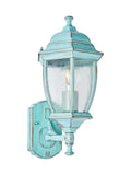 BHS Travers large outdoor lantern Verdi Gris finish UK version