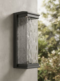 BHS Black Yates LED water glass lantern, UK version