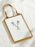 Posh Totty forget me not pressed flower frame (British brand)