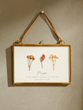 Posh Totty Designs personalised pressed flower frame 10x15cm, imported from the UK