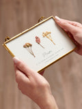 Posh Totty Designs personalised pressed flower frame 10x15cm, imported from the UK