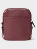 Osprey London Red Jacob Leather Phone Bag, imported from the UK