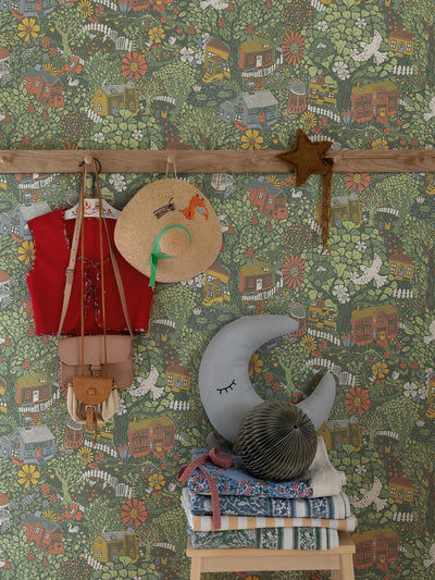 Next Galerie Wallcoverings Green Resan Kids Wallpaper 10.05M- Buy online at McGrocer