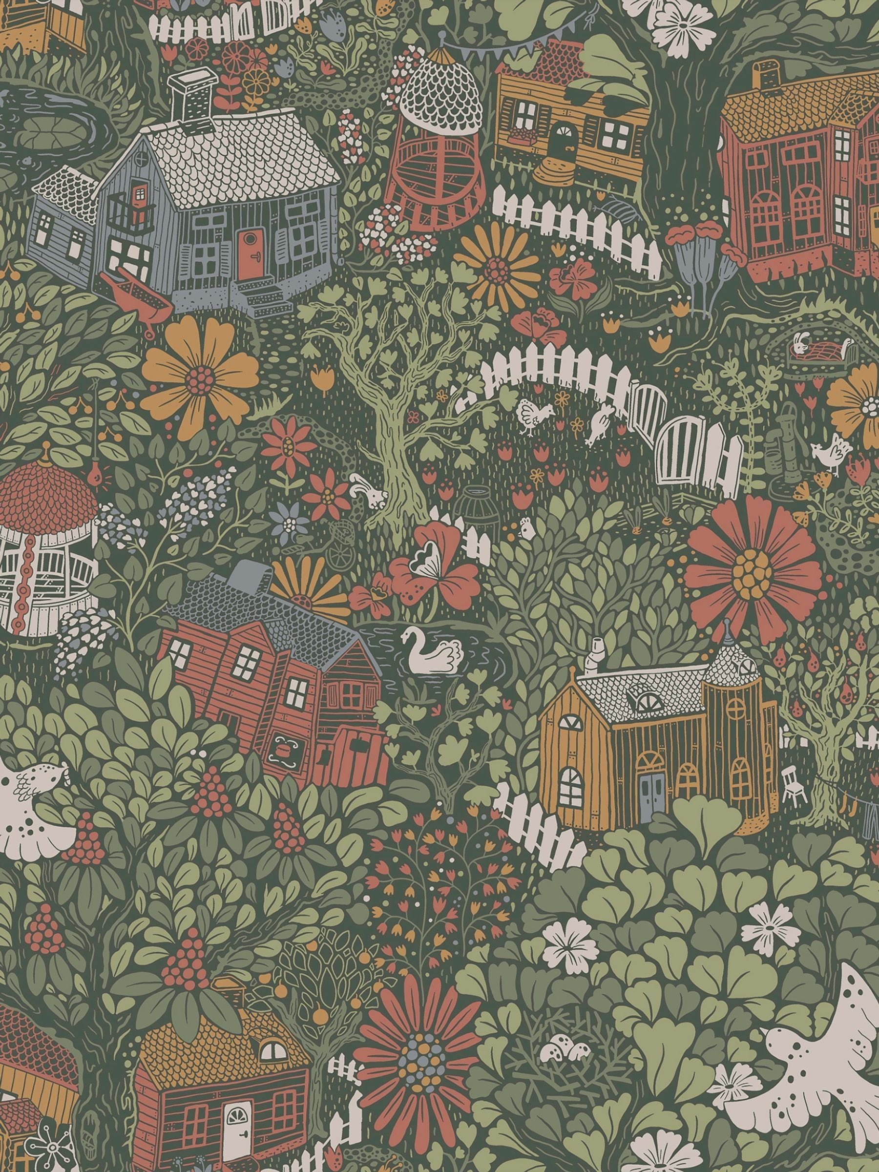Galerie Green Resan kids wallpaper 10.05m (British brand)