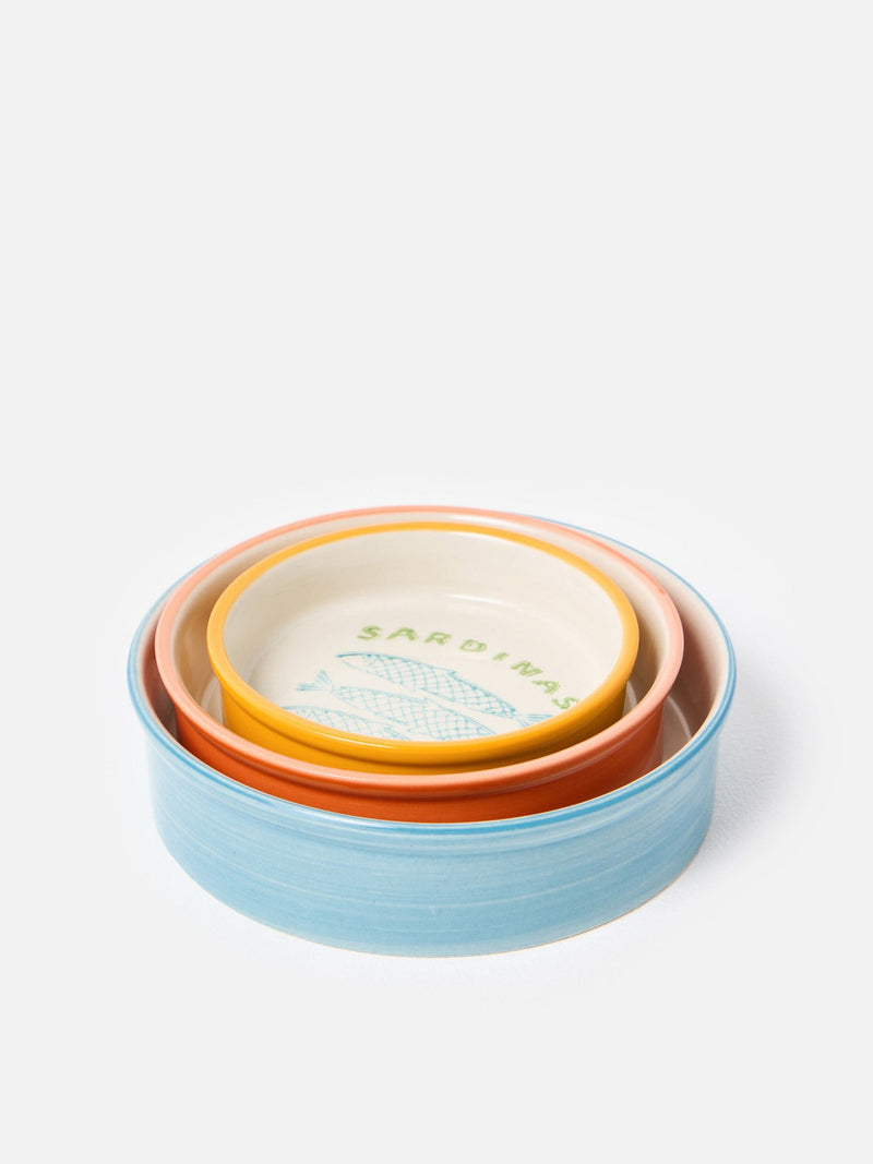 Oliver Bonas ceramic tapas bowls set gift box - British product