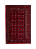 Think Rugs red Dubai traditional rug (British brand)