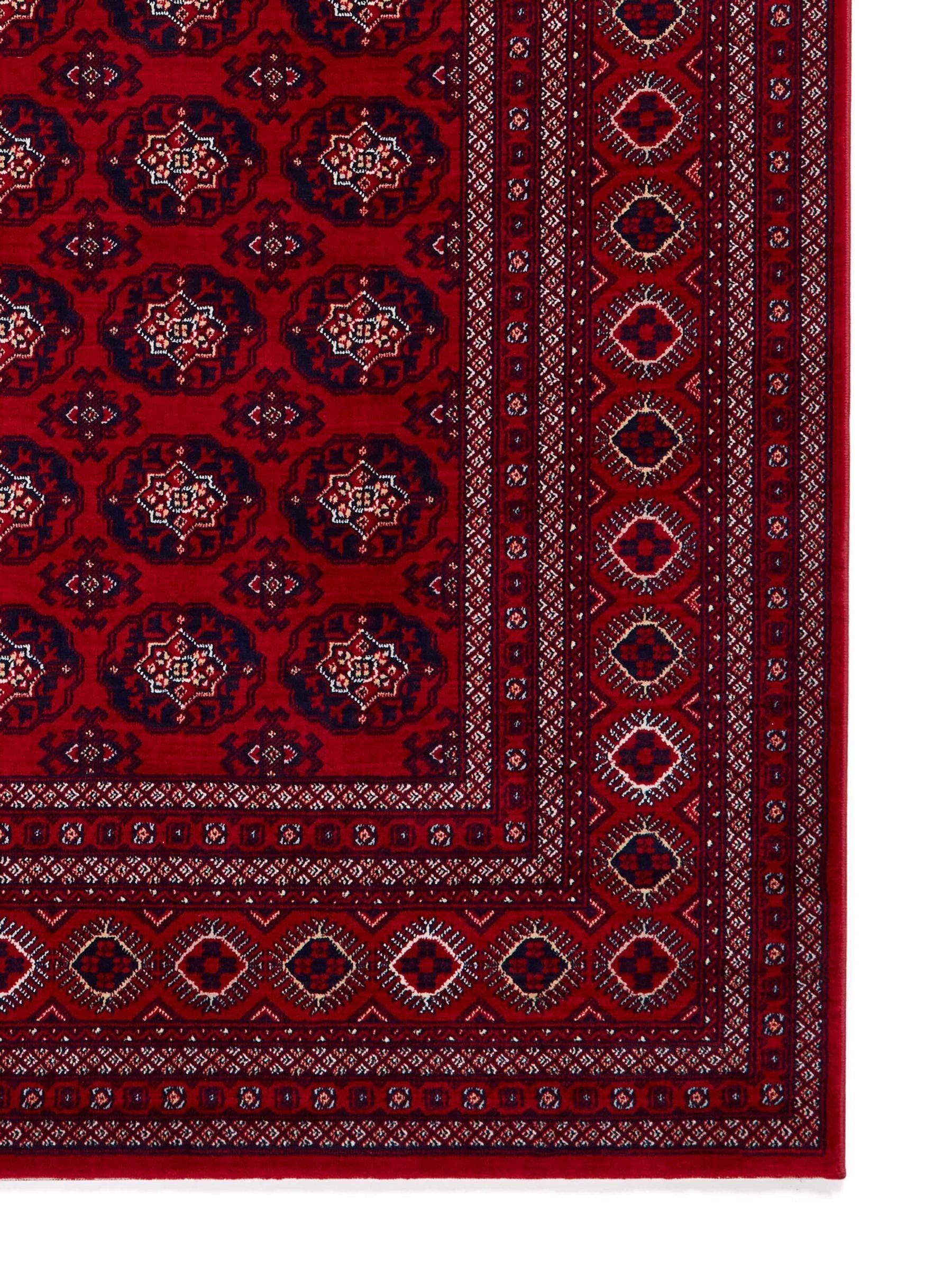 Think Rugs red Dubai traditional rug (British brand)