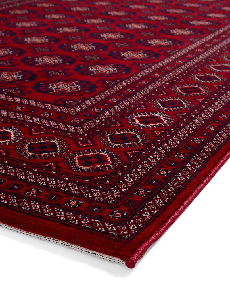 Think Rugs red Dubai traditional rug (British brand)