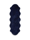 Think Rugs Super Teddy navy shaggy rug 60x180cm (British brand)