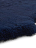 Think Rugs Super Teddy navy shaggy rug 60x180cm (British brand)