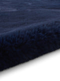 Think Rugs Super Teddy navy shaggy rug 60x180cm (British brand)