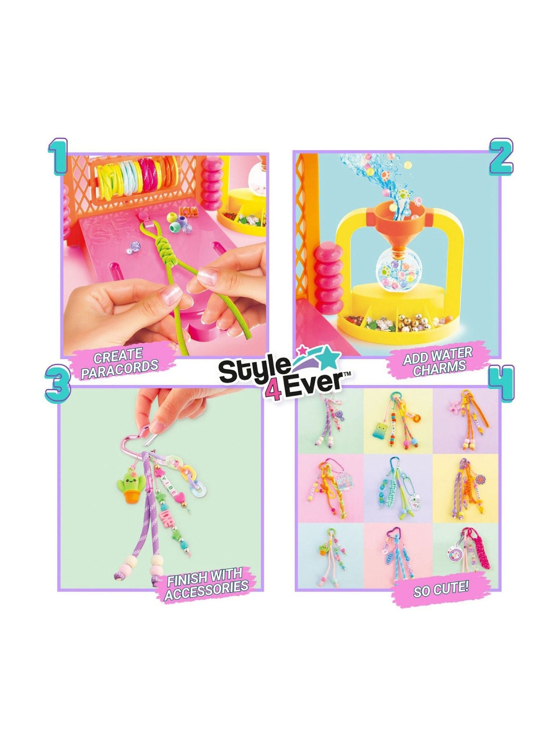 Canal Toys Style 4 Ever DIY keychain factory craft kit, UK version