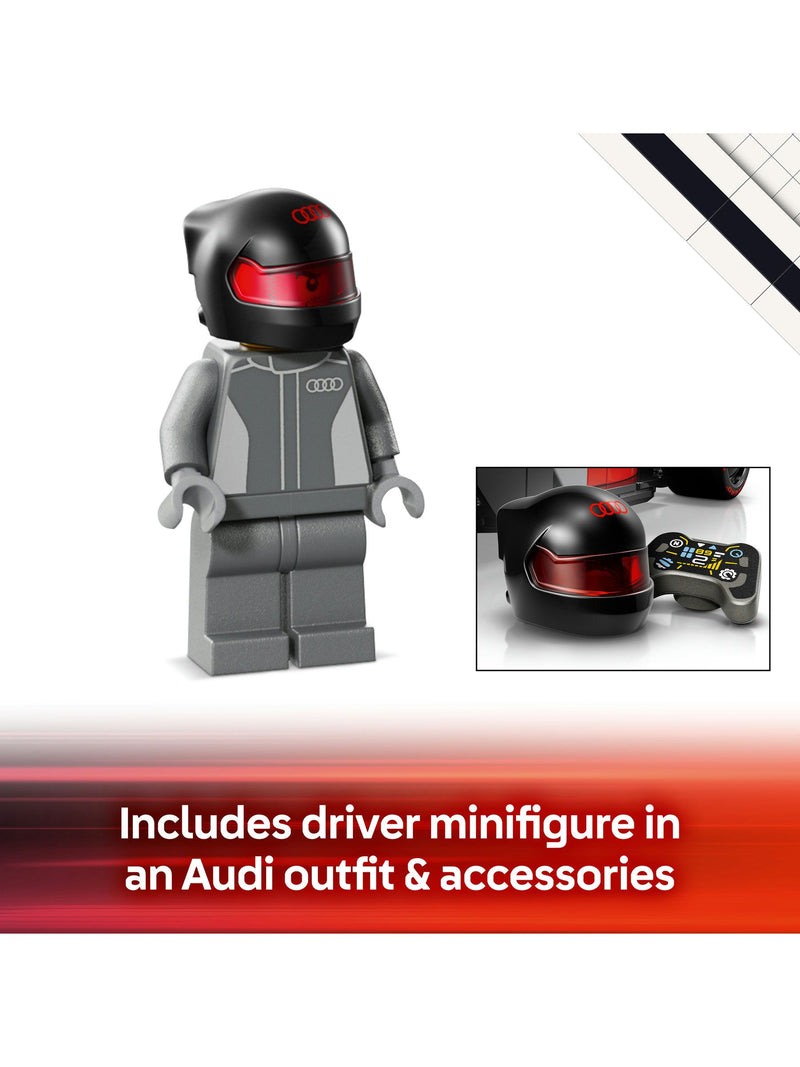 LEGO Speed Champions Audi Revolut F1 Race Car 77259, imported from the UK