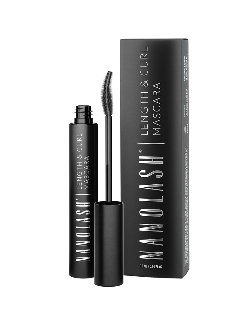 Nanolash lengthening and curling mascara black (British brand)