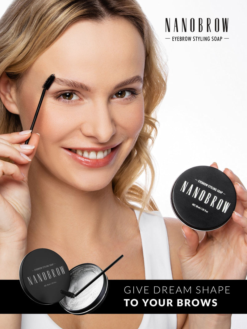 Nanolash eyebrow styling soap for brow grooming - British brand