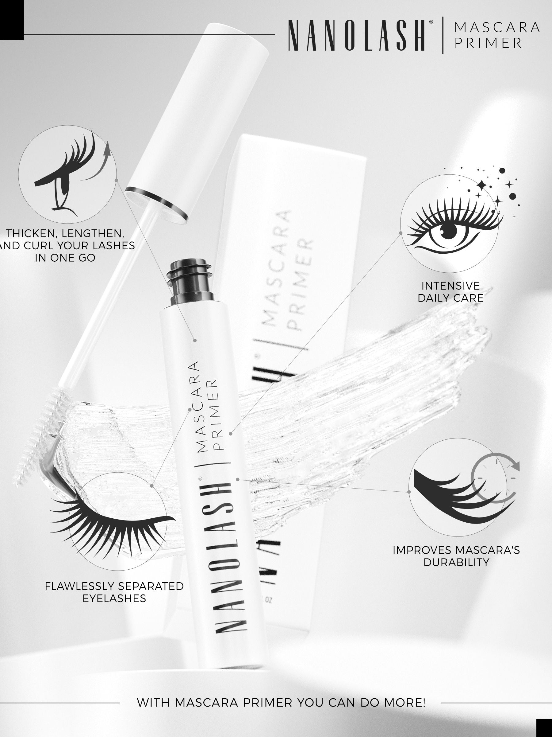 Nanolash transparent mascara primer, imported from the UK