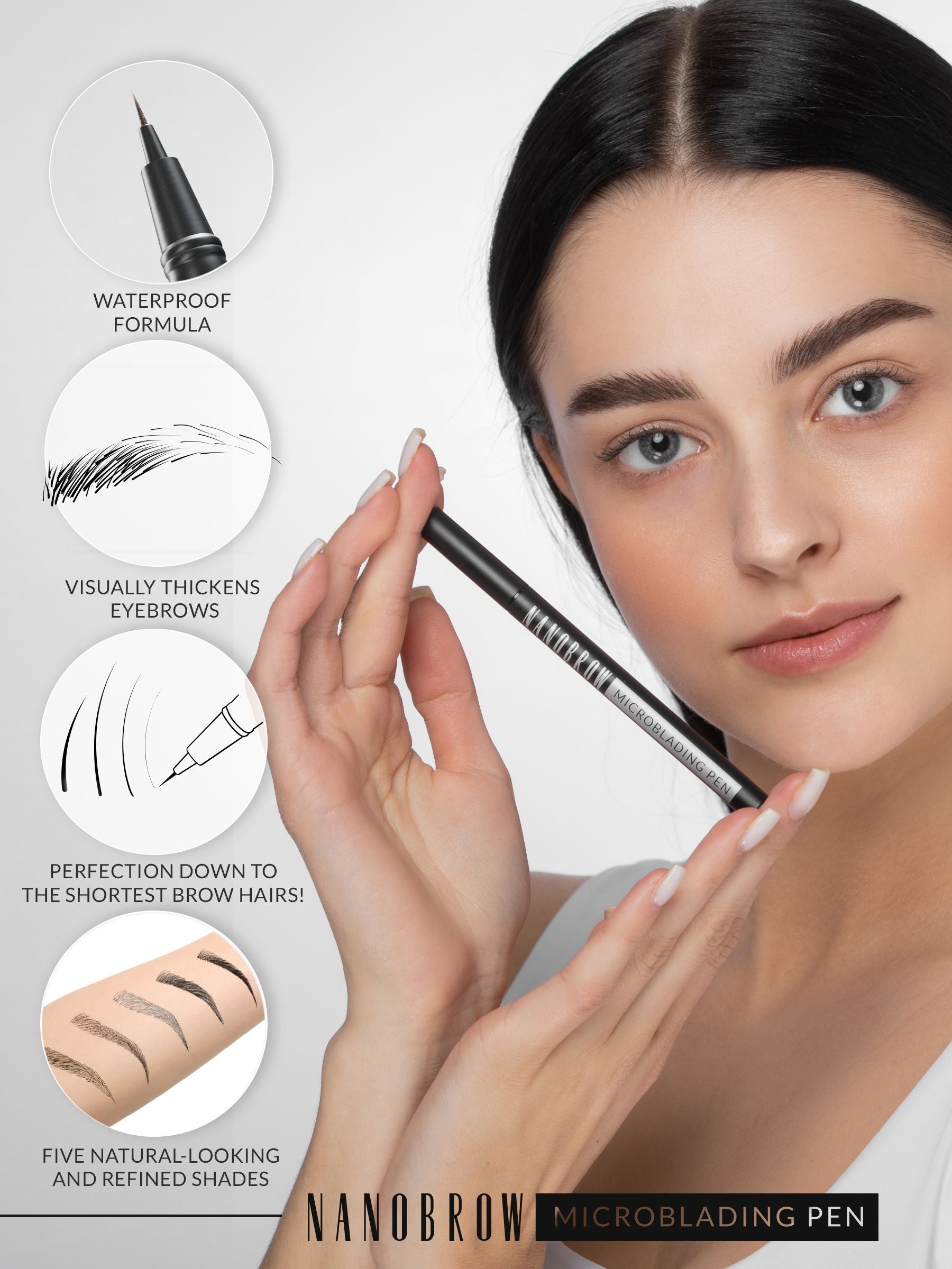 Nanolash microblading pen for precise brows, UK version
