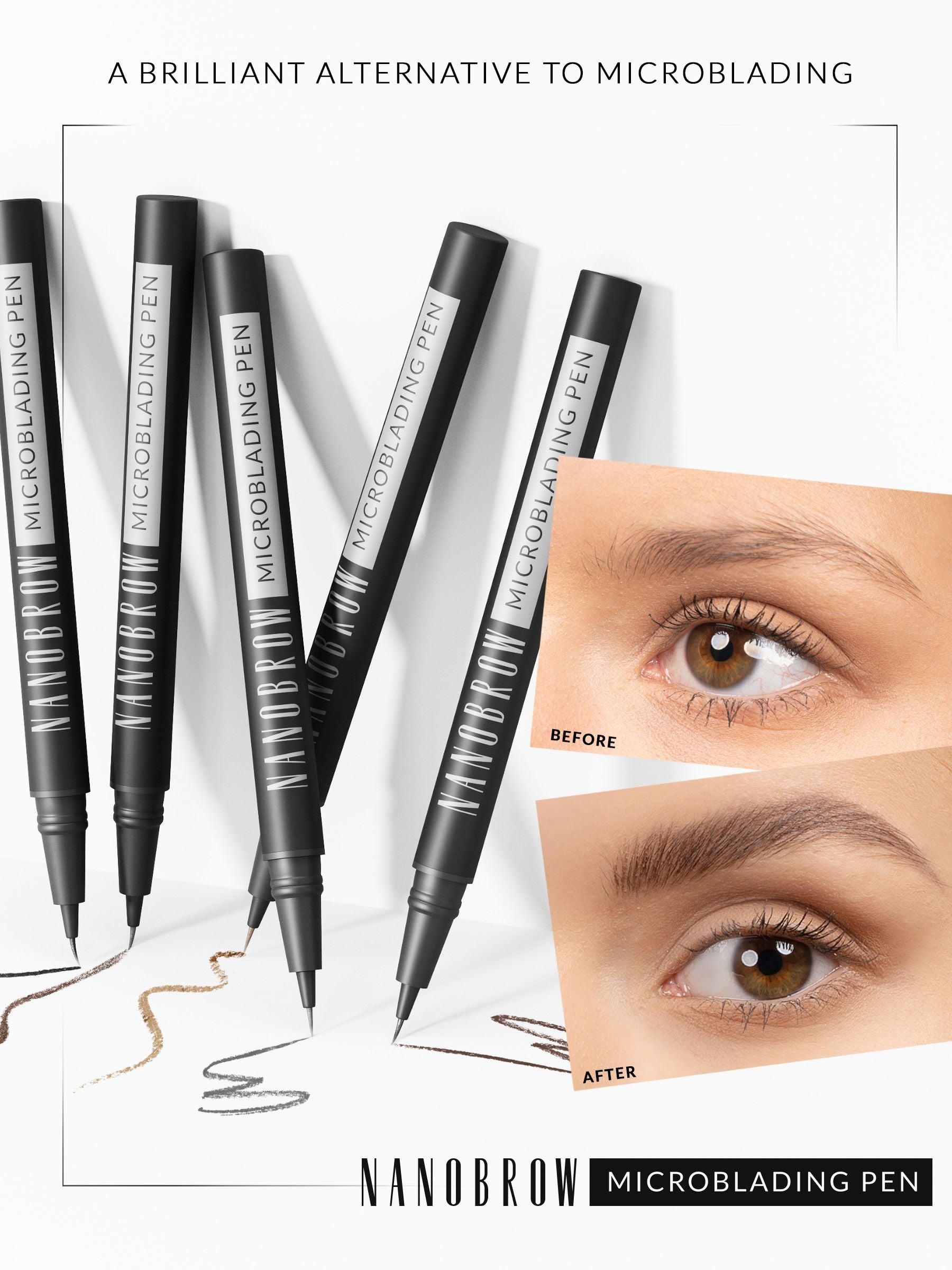 Nanolash microblading pen for precise brows, UK version