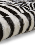 Think Rugs faux fur zebra rug, imported from the UK