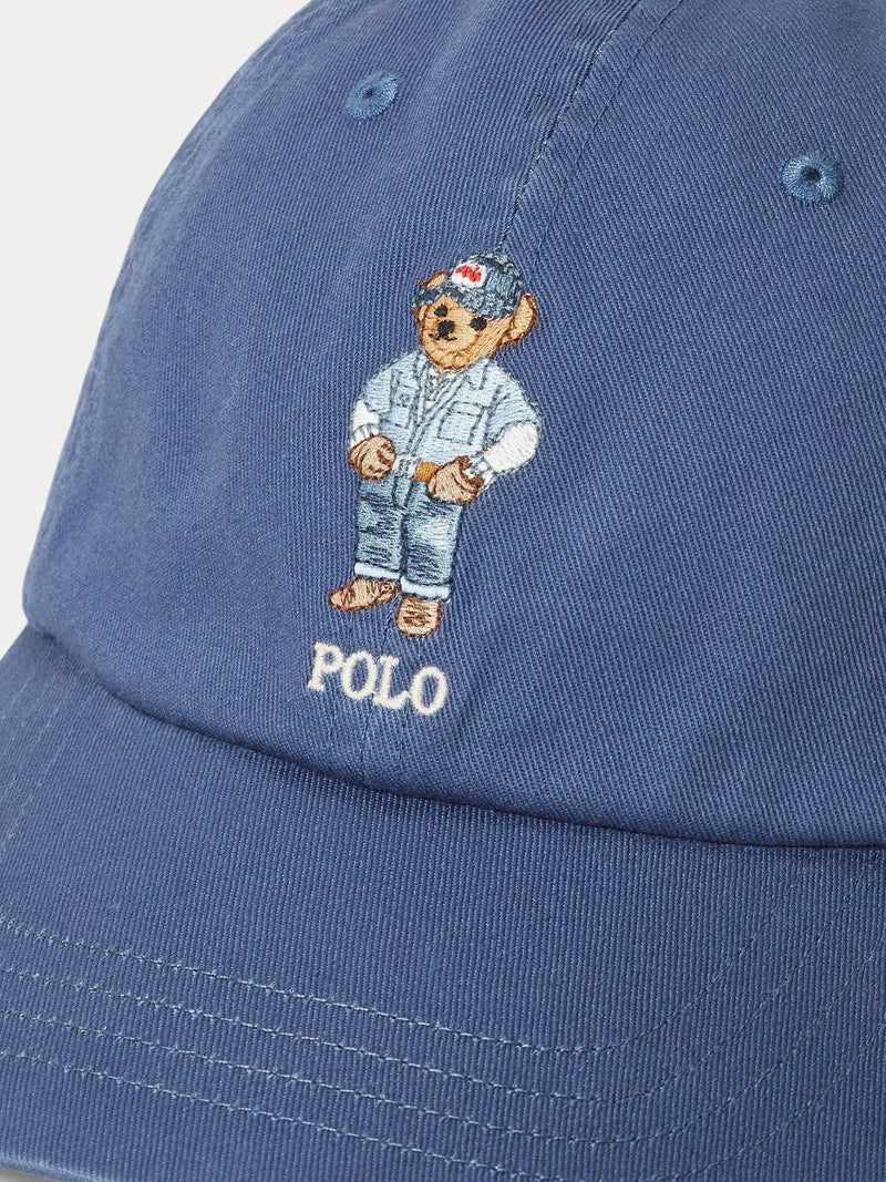 Polo Ralph Lauren blue bear cotton twill cap (British brand)