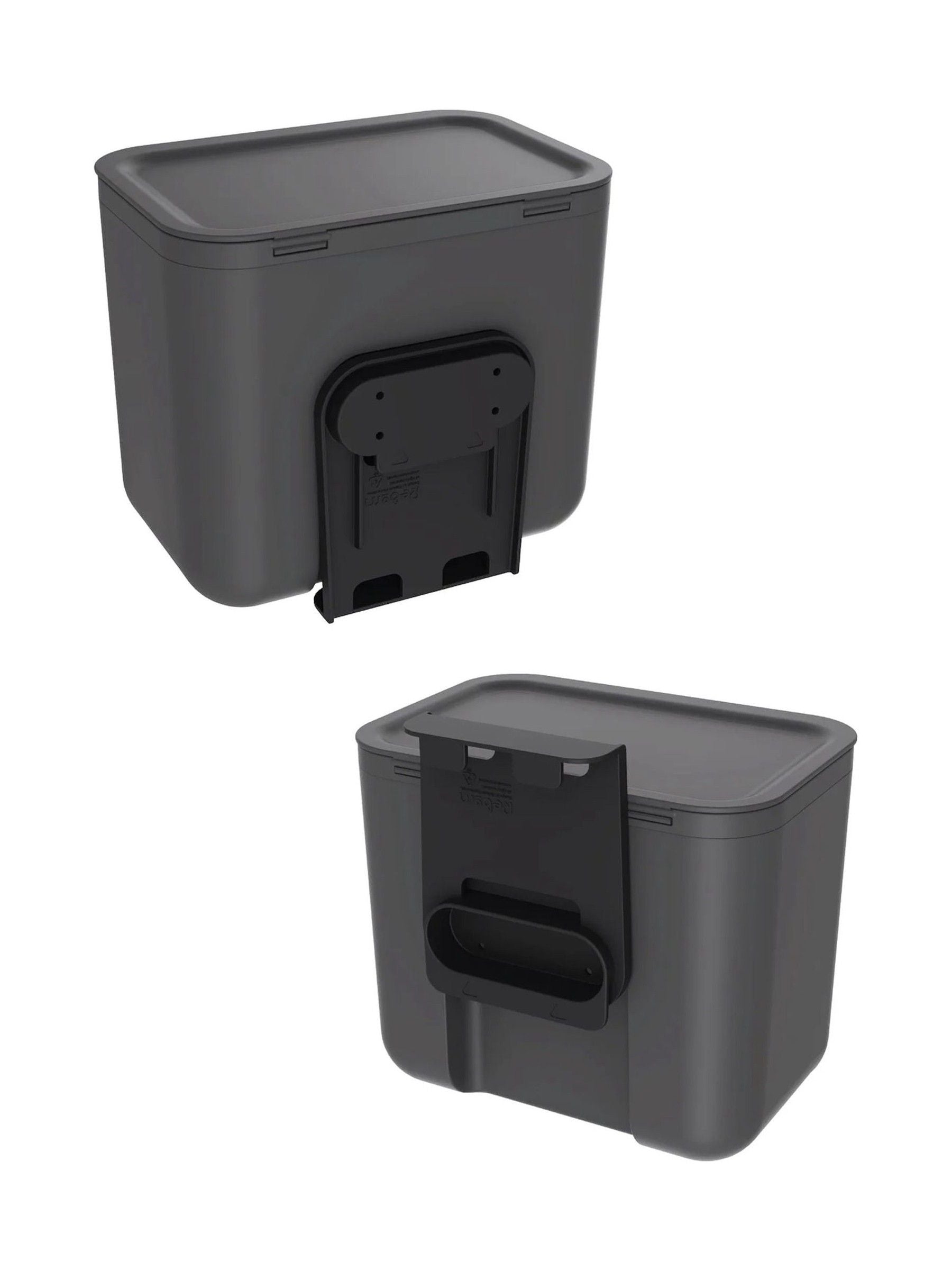 ReBorn SquishBin dark grey soft plastic bin (British brand)
