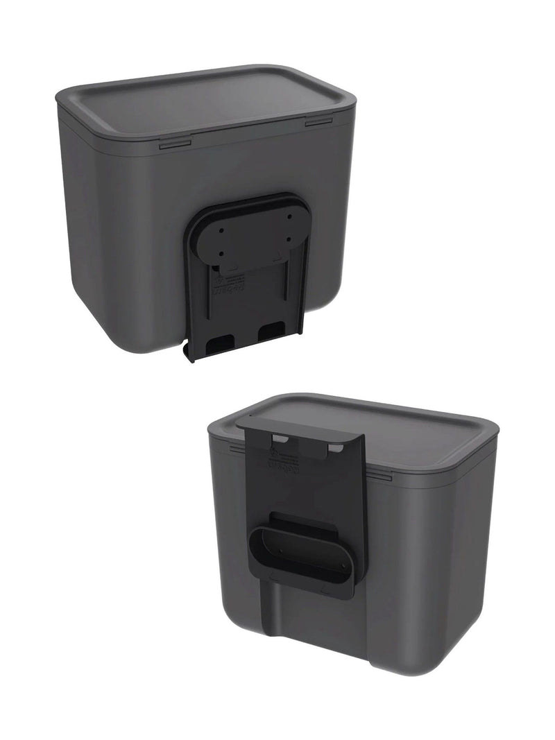 ReBorn SquishBin dark grey soft plastic bin (British brand)