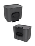 ReBorn SquishBin dark grey soft plastic bin (British brand)