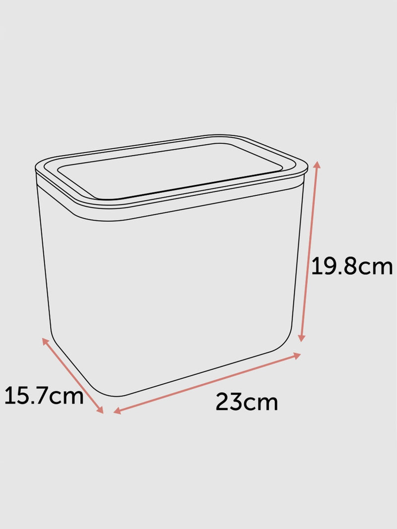 ReBorn SquishBin dark grey soft plastic bin (British brand)