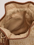 Phase Eight natural straw bucket bag - British product