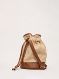 Phase Eight natural straw bucket bag - British product