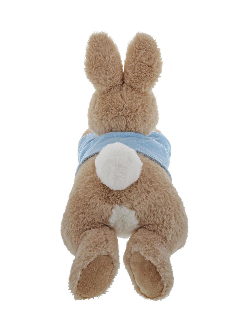 Peter Rabbit blue laying down plush toy, UK version